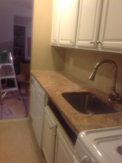 removing kitchen sink cabinet false-front