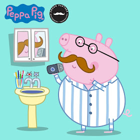 Daddy Pig joins this year’s Movember campaign to encourage UK dads to grow moustaches