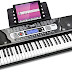  RockJam 54 Key Keyboard Piano with Power Supply, Sheet Music Stand, Piano Note Stickers & Simply Piano Lessons