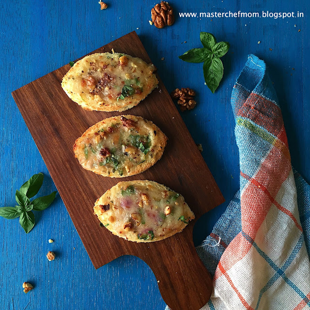 Blue Cheese Walnut Toast