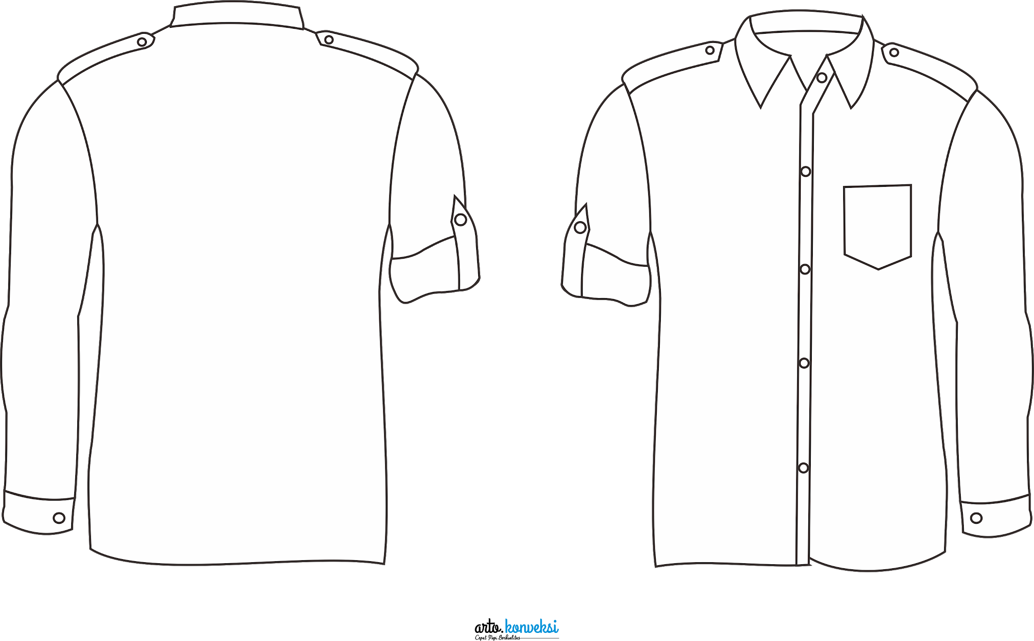 30 Desain Baju Pdh Polos 0856 333 0071 Konveksi Bordir