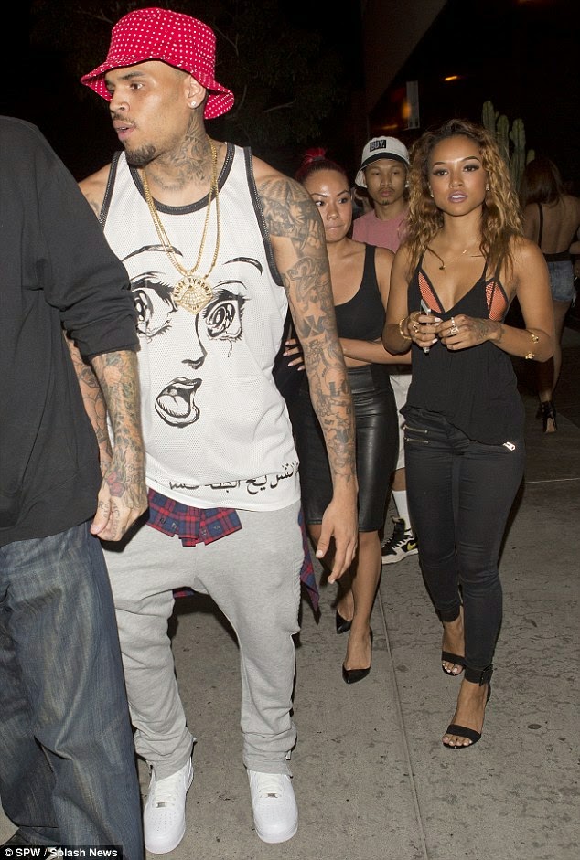 chris brown and Karrueche