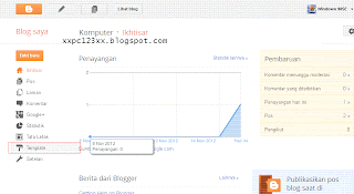 cara mengganti template (tema) pada blogger, tips trik blogging