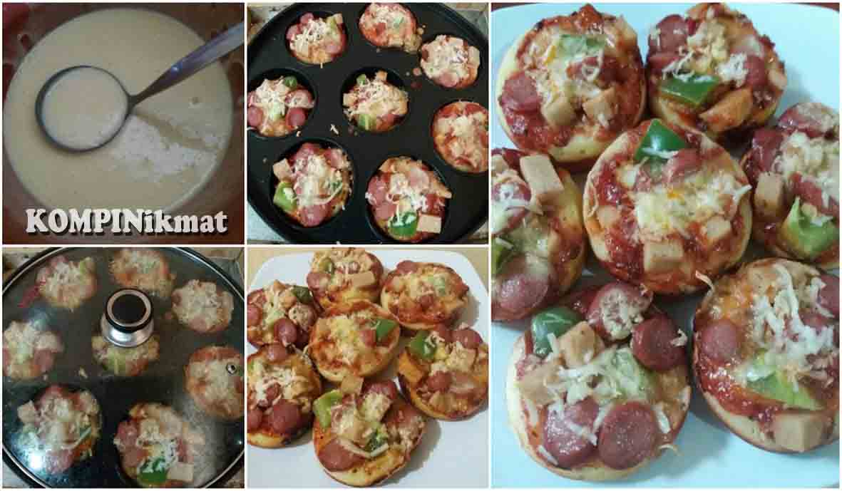 Resep Membuat Pizza Pukis super Praktis. Makan 1 Mana Cukup. Endassss Banget