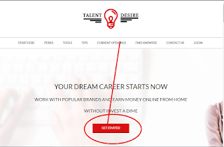 Talent desire website