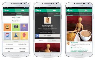 Aplikasi sharing video untuk Android Vine