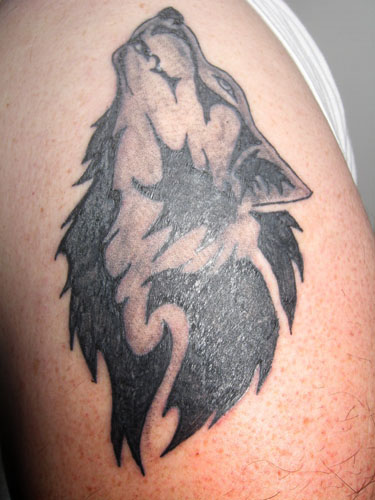 tribal wolf drawing. Tribal wolf tattoo designs for
