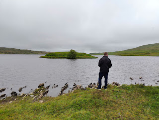 Looking across Finlaggan