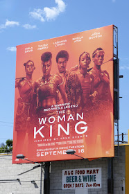 Woman King movie billboard