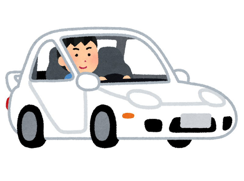 スポーツカーを運転する人のイラスト 男性 かわいいフリー素材集 いらすとや