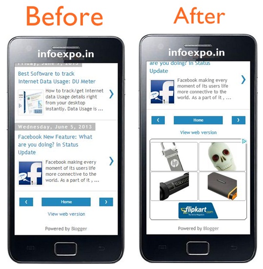 How to Show Adsense Ads on Mobile Version of Blogger Blogs