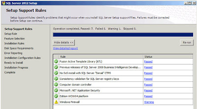 Setup Support Rules 