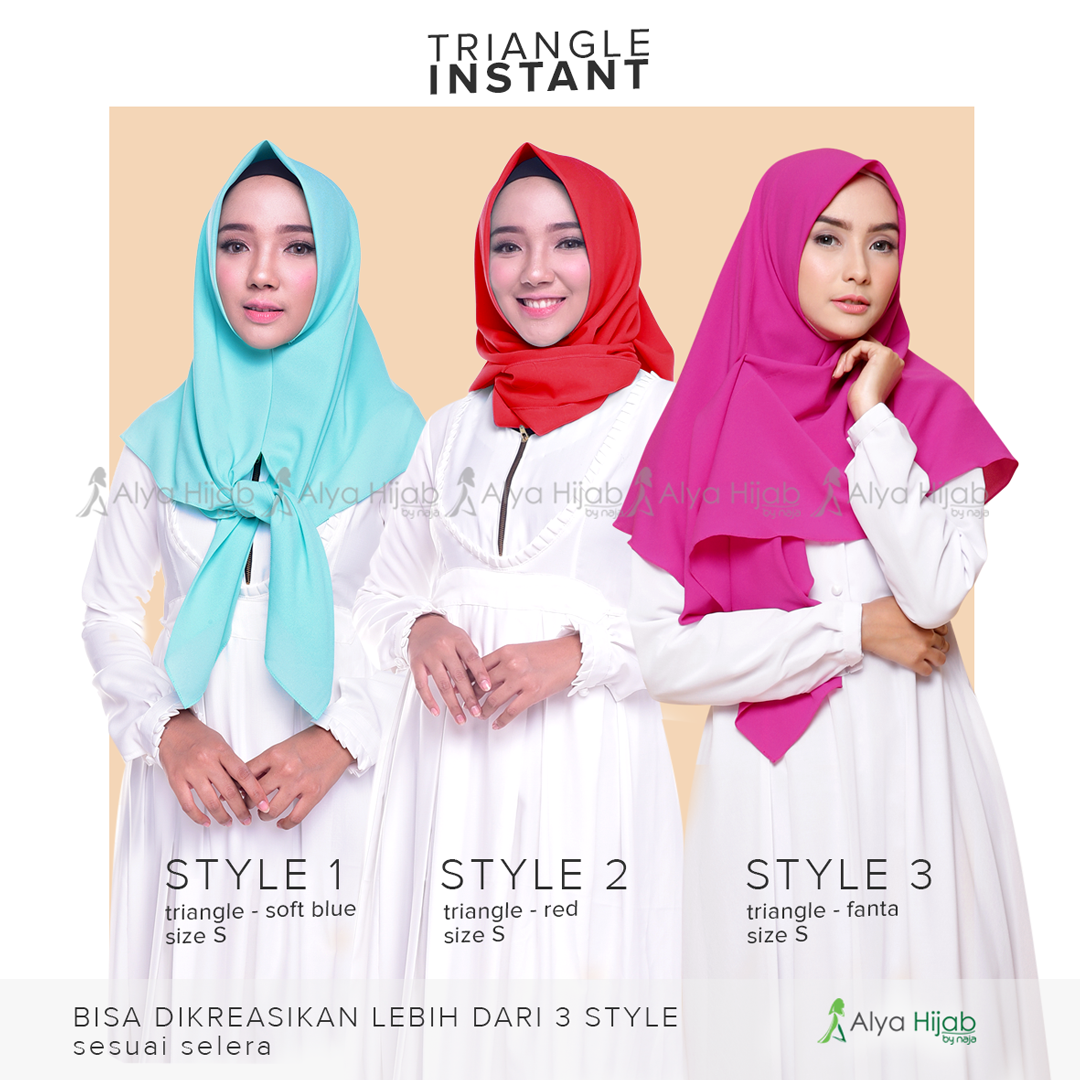 Jilbab Instant Segitiga Hijab Instan Yang Bisa Dikreasikan Lebih
