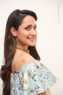 Actress Pragya Jaiswal Stills in Floral Dress at turodu Interview  0043.JPG