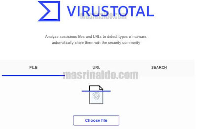 Menggunakan Tools VIRUS TOTAL Untuk Mengecek Keamanan File Exe 1