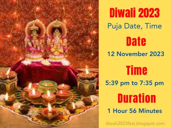 Diwali 2023 Puja Shubh Muhurat Time