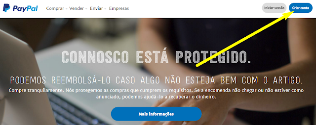 processador pagamentos paypal start now criar conta tutorial