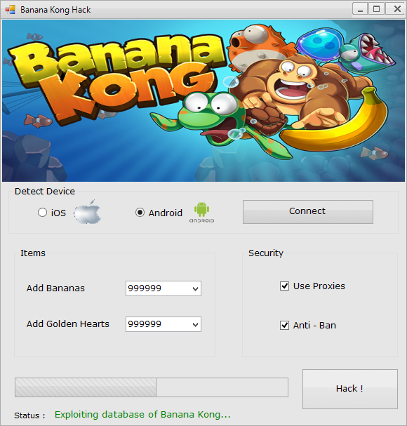 banana kong hack