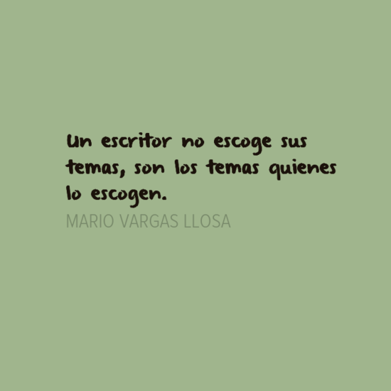 VARGAS LLOSA - ESCRITOR - Cartas de amor