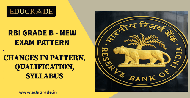 What is the new exam pattern of the RBI Grade B exam