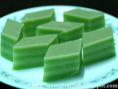 Resepi Raidah: Kuih Lapis Pandan