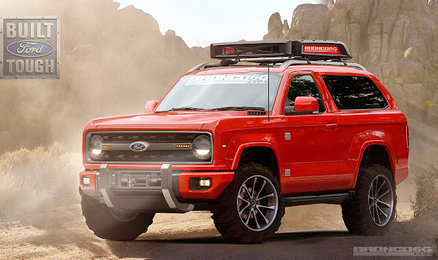 2017 Ford Bronco Design Study - #Ford #Bronco #concept