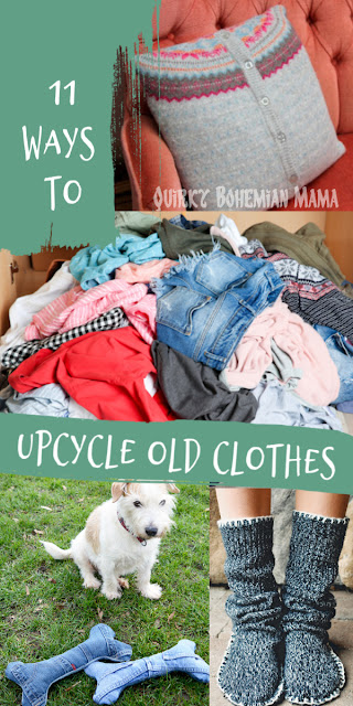 11 Ways to Upcycle Old Clothes.  Earth Day, World environment day, recycle and redesign clothing, how to upcycle clothes without sewing, thrift store clothes upcycled, diy t shirt ideas no sew, diy clothes step by step, diy old clothes ideas, no sew t shirt alterations, diy clothing hacks,  diy clothes tutorials