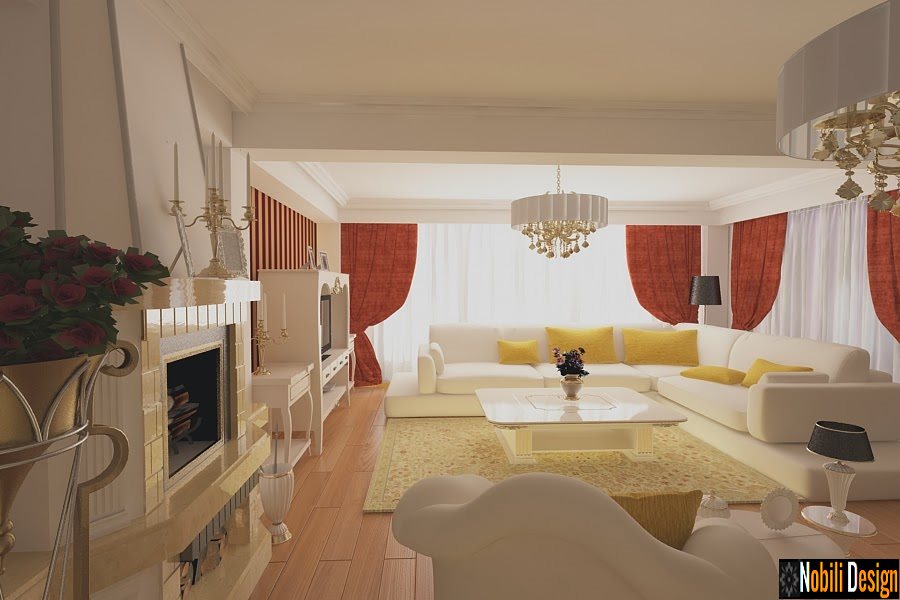 Design interior living clasic casa Constanta-Design Interior-Amenajari Interioare-Case clasice