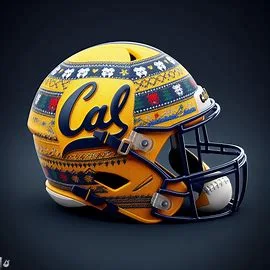 Cal Golden Bears Christmas Helmets