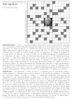 Palavras Cruzadas Biográficas para imprimir: Artur Agostinho