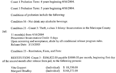 Beizer Court Doc Snippet Re Probation Terms