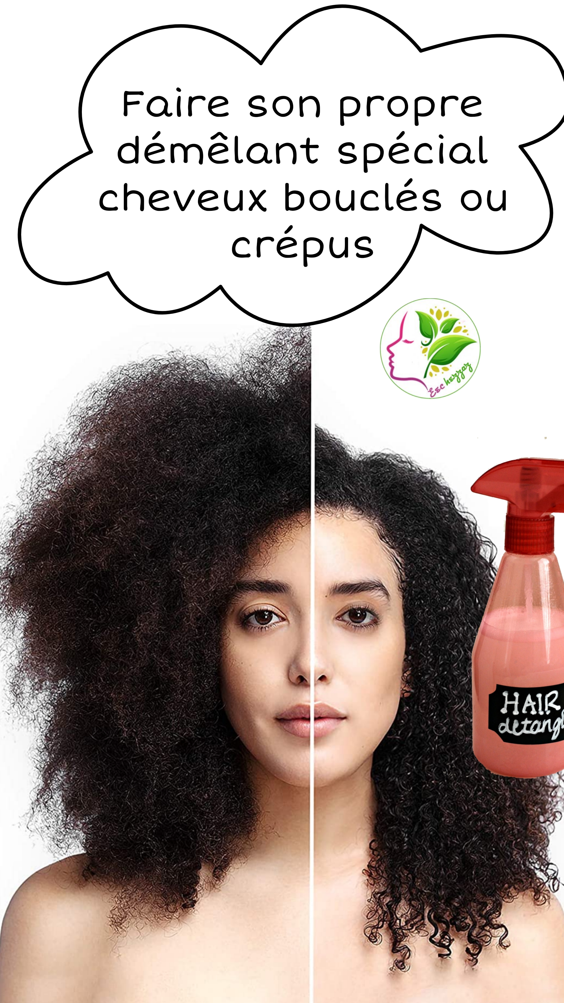 Faire son propre démêlant spécial cheveux bouclés ou crépus