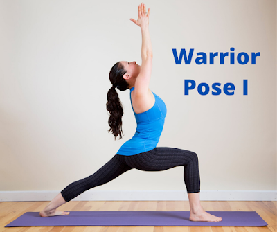 Warrior Pose I for flat tummy