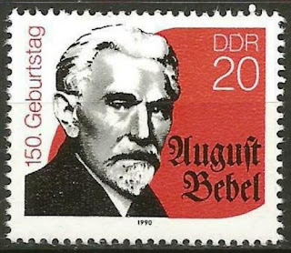 DDR GDR 1990 MNH 150th Birth Anniv Politician August Bebel