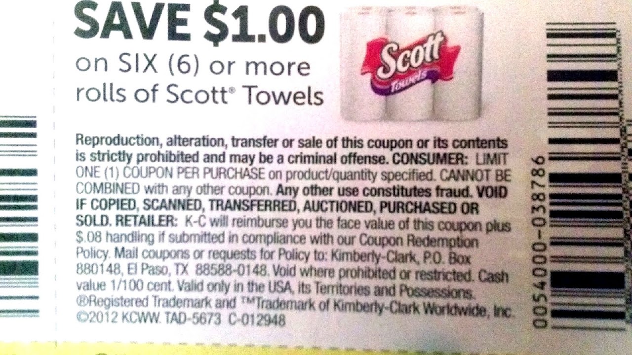 Coupons For Paper Towels And Toilet Paper