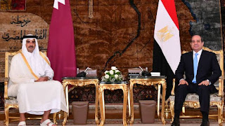 Sisi: The visit of the Emir of Qatar is an important step in developing relations in various fields The Egyptian president said that the visit of the Emir of Qatar, Sheikh Tamim bin Hamad Al Thani, to his country is an "important step in developing bilateral relations in various fields." The Al-Ula summit in 2021 ended a dispute that broke out in the summer of 2017, between Saudi Arabia, the Emirates, Bahrain and Egypt on the one hand, and Qatar on the other.  Egyptian President Abdel Fattah El-Sisi said, on Saturday, that the visit of the Emir of Qatar, Sheikh Tamim bin Hamad Al Thani, to his country is an "important step in the development of bilateral relations."  This came according to the Qatar News Agency, after discussions on bilateral relations and regional issues, at the Al-Etihadiya Palace in the capital, Cairo, during his first visit to Egypt since 2015.  And the agency reported that Sisi "expressed his congratulations to the Emir of Qatar on the occasion of the anniversary (the passage of 9 years) on assuming the reins of power," praising the "development and civilizational achievements made by Qatar during his reign in various fields."  The Egyptian president stressed that "the visit of the Emir of Qatar is an important step in developing bilateral relations between the two countries in various fields."  On his part, the Emir of Qatar expressed his aspiration to "strengthen the relations of cooperation in a way that achieves common aspirations, is in the interest of the two brotherly countries and peoples, and develops them to broader horizons."  The talks witnessed "discussing bilateral relations between the two brotherly countries and ways to enhance and develop them in various fields, especially in the fields of investment, energy, defense, culture and sports."  The two sides also discussed "a number of current issues on the regional and international arenas, and exchanged views on them, especially the developments in the Middle East," according to the same source.  After the talks, the Emir of Qatar left Egypt and was seen off by the Egyptian president, according to the state-owned Al-Ahram newspaper.  The visit of the Emir of Qatar comes days after the visit of Saudi Crown Prince Mohammed bin Salman to Egypt, and the announcement of investment deals between Cairo and Riyadh worth 7.7 billion dollars.  On January 5, 2021, the Al-Ula summit in Saudi Arabia ended a dispute that erupted in the summer of 2017 between Saudi Arabia, the UAE, Bahrain and Egypt on one side and Qatar on the other.  Since the Gulf reconciliation was announced at the summit, these countries and Qatar have been making efforts to develop their relations after 4 years of a rupture that included closing the airspace.  The last visit of the Emir of Qatar to Egypt was in 2015, but he met Sisi again on August 28, 2021, on the sidelines of their participation in an Iraqi international summit, in the first meeting between them since the 2017 crisis.
