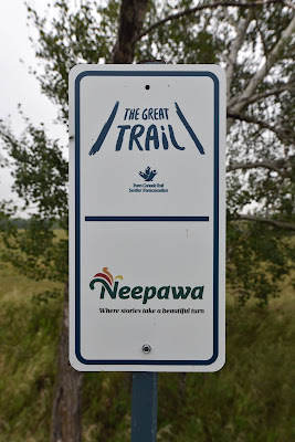 Great Trail Neepawa sign.