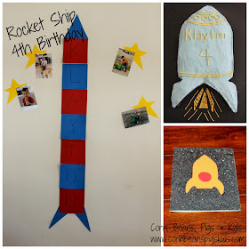 4 year old boy rocket ship birthday party