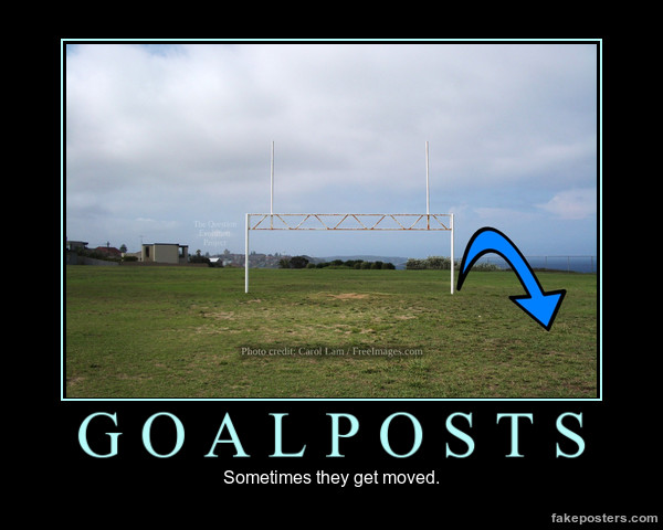 Double Standards And Goalpost Moving