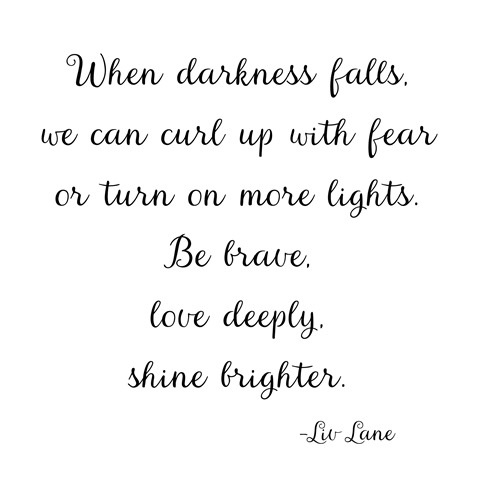 shine brighter -- liv lane