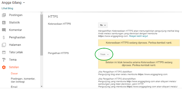 Cara Mengaktifkan HTTPS Di Blogger Untuk Custom Domain | Gratis. HTTPS/SSL bisa meningkatkan SEO dan ranking blog kita di mesin pencari google. Mengaktifkan SSL/HTTPS pada domain custom blogger tanpa cloudflare.