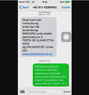 Area Ketawa - 8 Gambar Paling Lucu Balasan Sms Penipuan Yang Kocak Abis