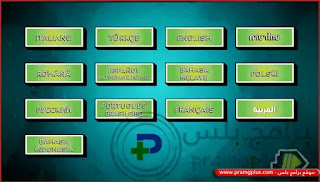 إختيار لغة لعبة بن 10