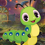 Games4King Graceful Caterpillar Escape