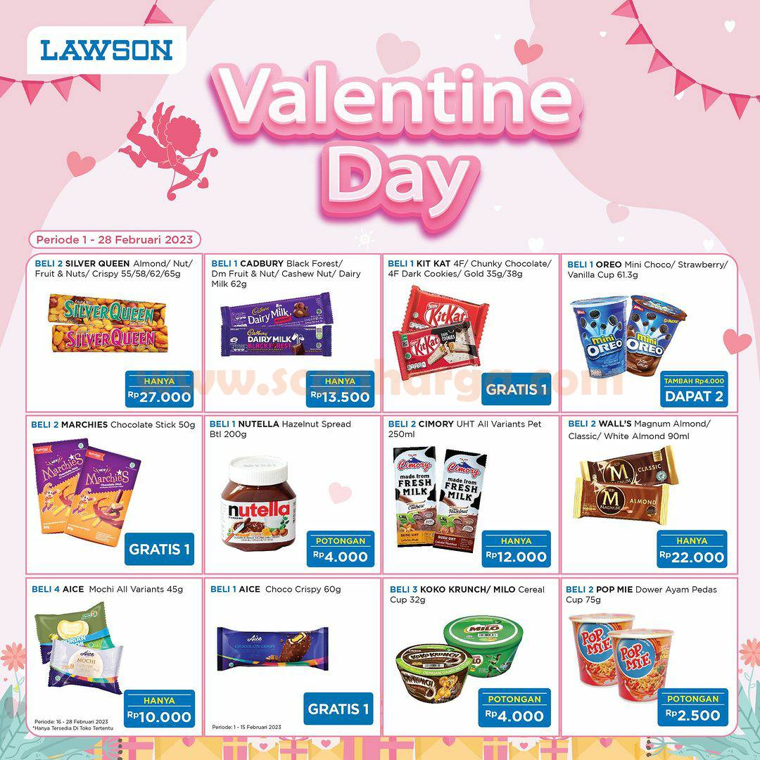 Promo LAWSON VALENTINE DAY | 1 - 28 Februari 2023