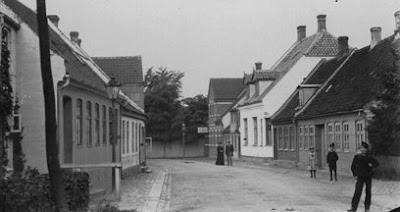 Nørregade omkring 1900-1920 - klik for større billede