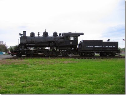 IMG_6458 Cowlitz, Chehalis & Cascade 2-8-2 #15 at Chehalis on May 12, 2007
