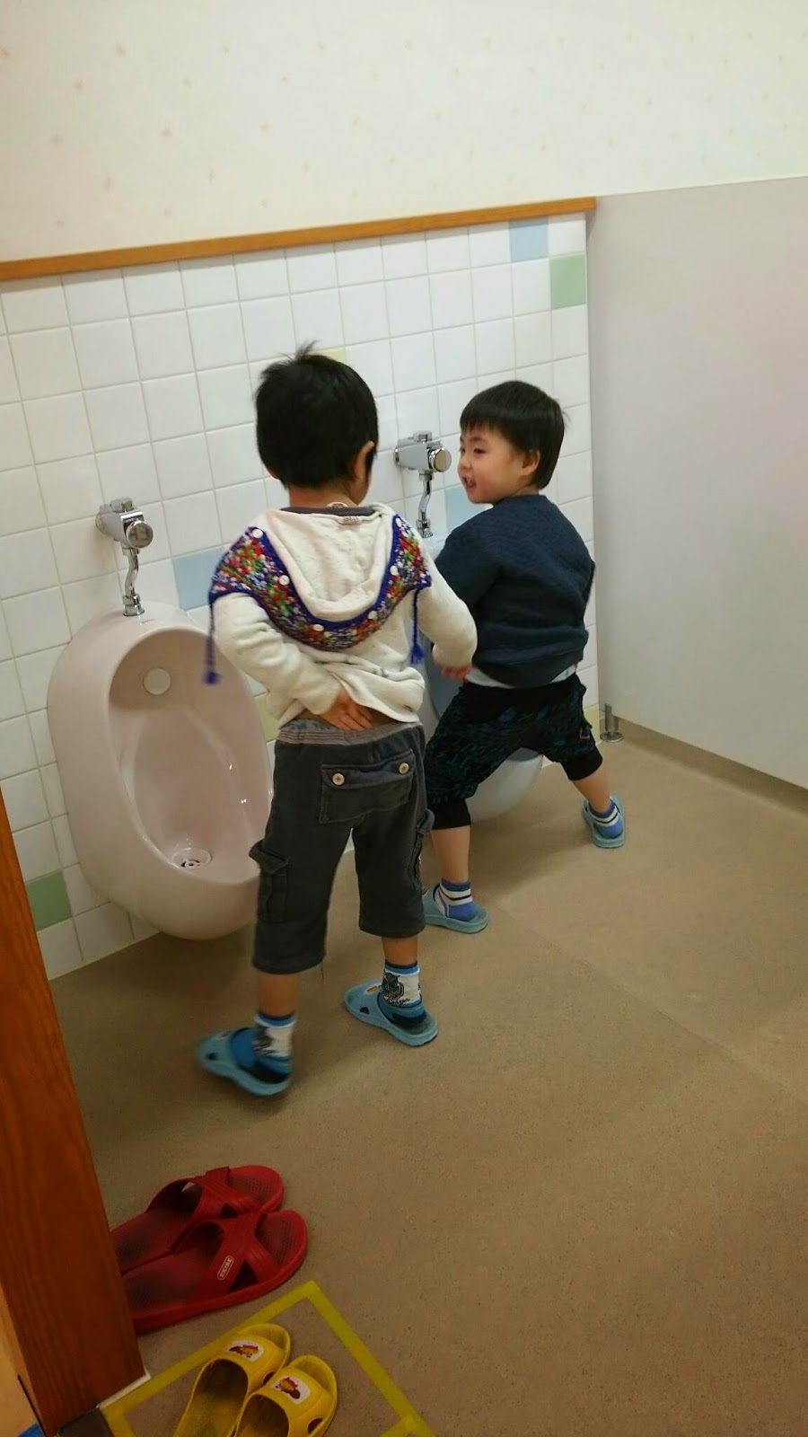 古里保育園のブログ トイレ 3歳児