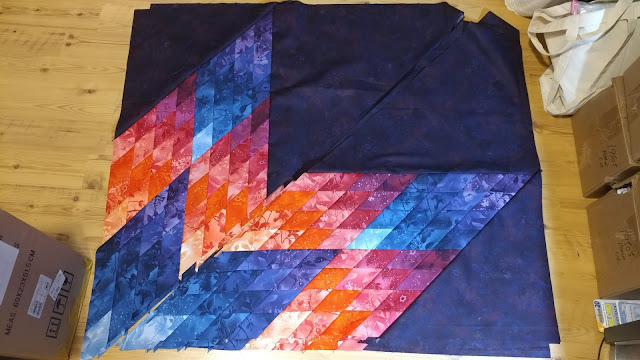 Glowing Lone Star quilt for Bluprint