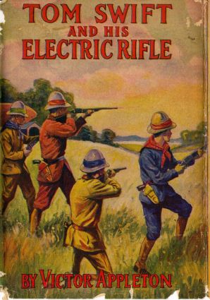 Tom Swift and His Electric Rifle by Victor Appleton, book cover